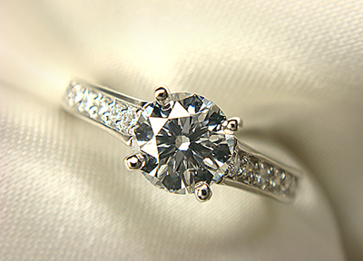 とら&しろ様 エンゲージリングリング"