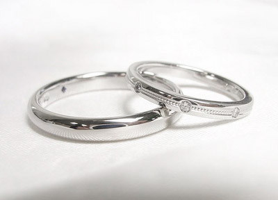 O&F様　マリッジリング"