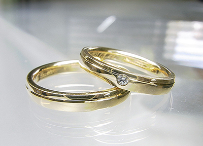 やすと&あい様　マリッジリング"