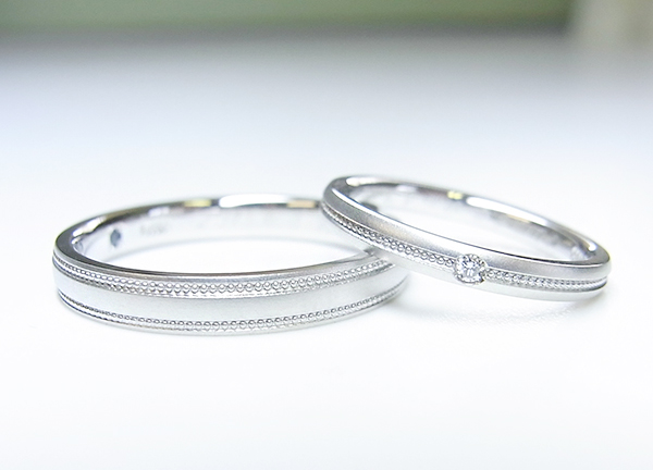 Y&R様 マリッジリング"